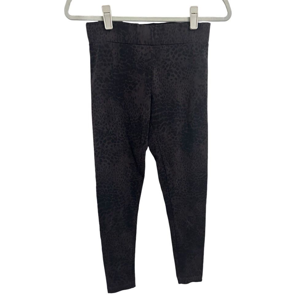 Black Leopard Print Women's Leggings